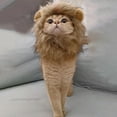 thumbnail image 4 of Billuyoard Melena de león de gato de poliéster transforma a la mascota en un sombrero de conejo y gato de la selva con orejas fáciles de usar Ropa para mascotas Peluca Melena León M, 4 of 6