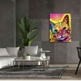thumbnail image 6 of Epic Graffiti 'Tilt Cat I' by Dean Russo, Giclee Canvas Wall Art, 40"x54", 6 of 8