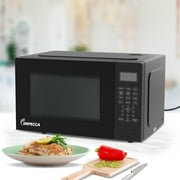 Impecca 0.9 cu ft Countertop Microwave Oven in Classic Black