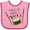 Pink and Fuchsia, variant on Inktastic This is How I Roll Cute Sushi Boys or Girls Baby Bib