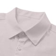 thumbnail image 6 of successthop Mens Button Down Short Sleeve Shirts with Pocket Big and Tall Shirts Collar Tops Solid Summer Clothes Khaki, 6 of 8