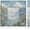 Chinese Crane Lake Mountain Landscape, variant on Chinoiserie Porcelain Floral Fruit Mahjong Mat 31.5 x 31.5 in