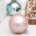 thumbnail image 4 of 30 adornos de bolas de Navidad, 60 mm/2,36 pulgadas, pintura delicada y adornos de bolas de Navidad brillantes e inastillables, para decoración de bodas, fiestas navideñas y árboles de Navidad (oro, 4 of 7