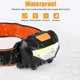 thumbnail image 5 of Linterna frontal, 3 pilas AAA incluidas, potente linterna frontal con 3 modos de iluminación, ángulo de haz ajustable de 60°, 140 LM, impermeable y ligera, linterna LED para pesca, camping, lectura, s, 5 of 5