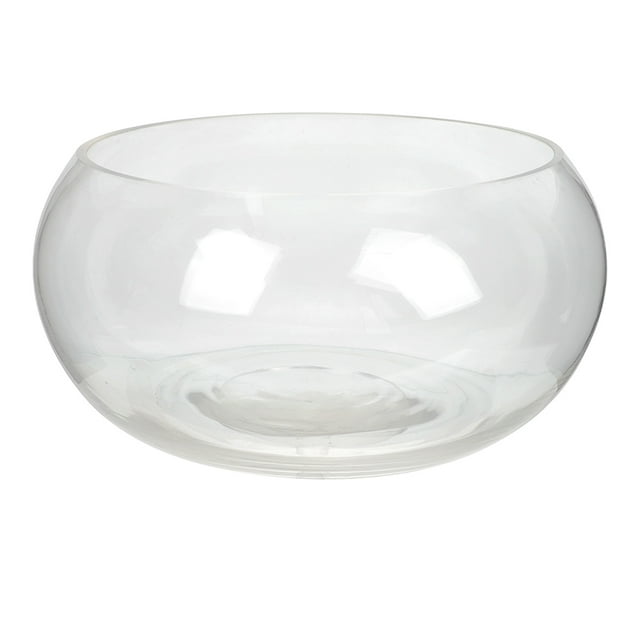 Shisuyan Bol à Poisson en Verre Bol Rond en Verre Plante Terrarium de Bureau Bol à Poisson Transparent pour la Maison