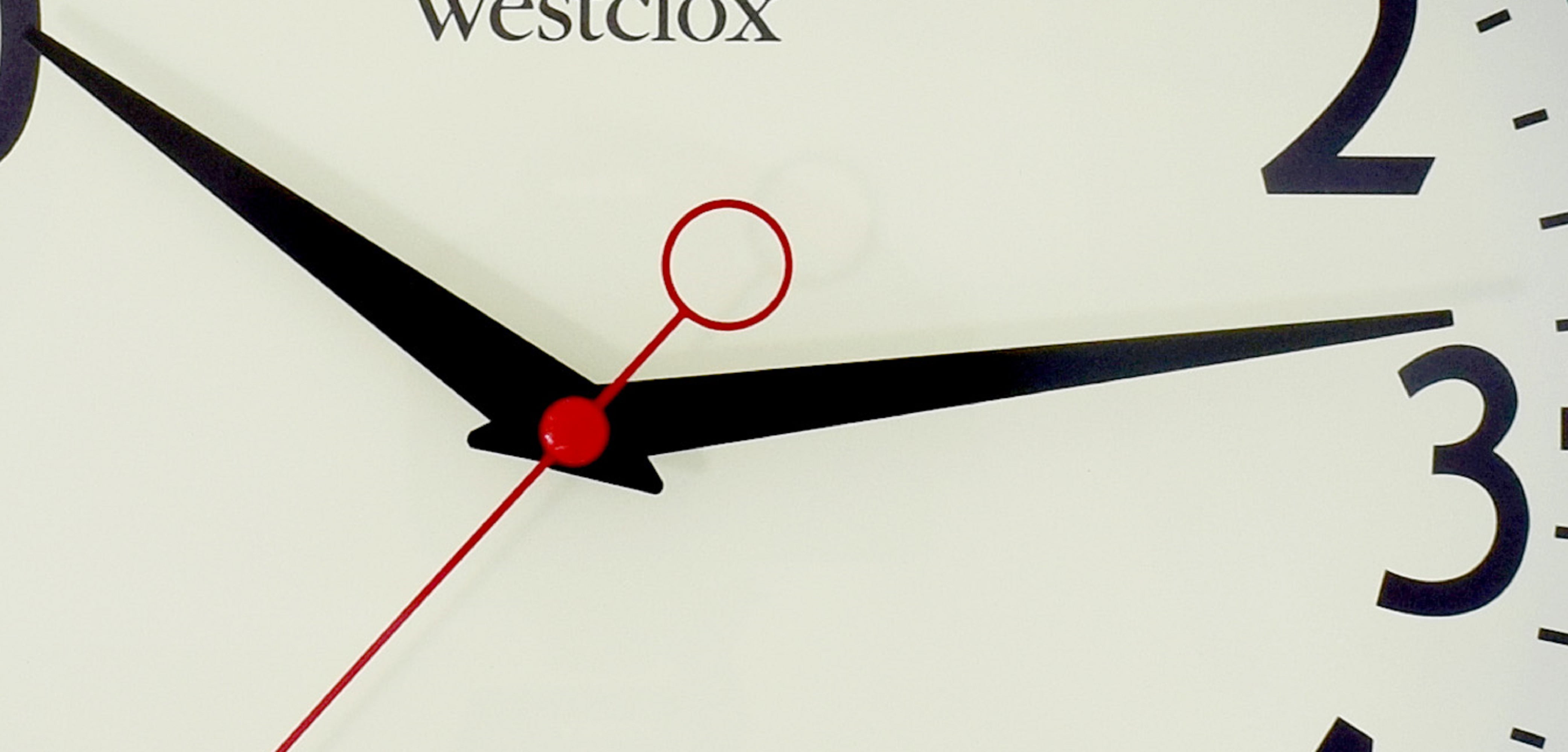 Westclox 12”  Black Retro Analog Quartz Accurate Wall Clock with Easy-to-Read Dial.