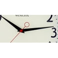 thumbnail image 5 of Westclox 12”  Black Retro Analog Quartz Accurate Wall Clock with Easy-to-Read Dial., 5 of 5