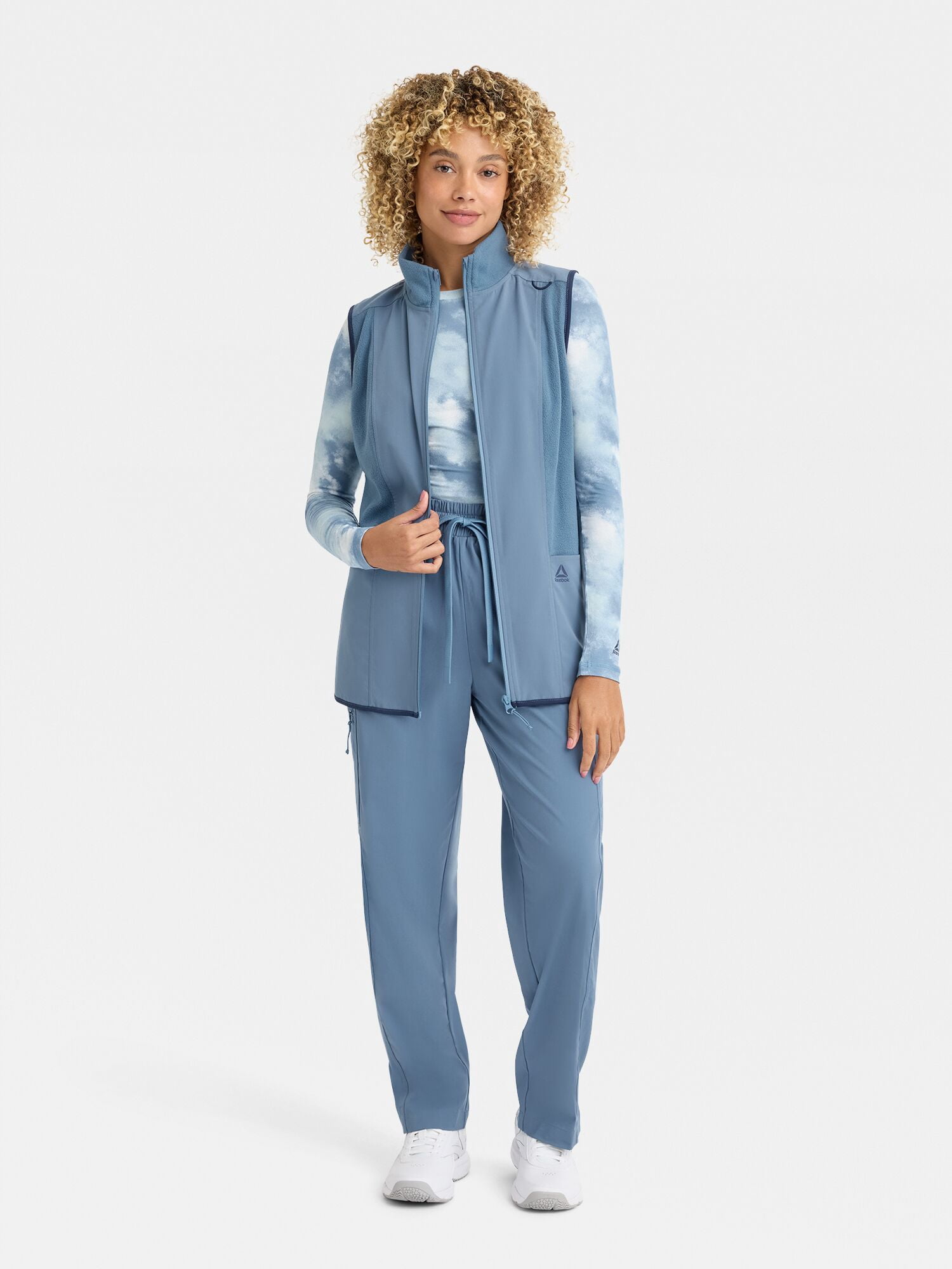 Reebok Women’s Tech Comfort Scrub Vest with 6 Pockets, Sizes S–3XL