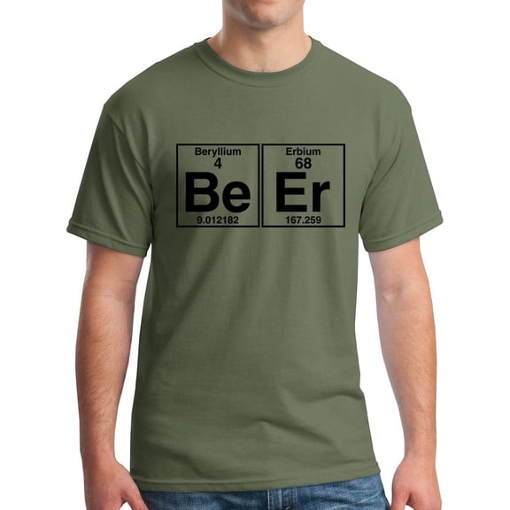 Element of Beer T-Shirt Science Periodic Table Funny Graphic Tee