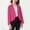 Hot Pink, variant on Girls Blazer Solid Color Lapel Suit Coat Kids Button Down Open Front Long Sleeve Blazer Jacket 5-14 Years