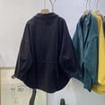 thumbnail image 4 of LOVZFMLL Vestes pour Femmes, Cardigan à Revers Uni, Veste de Complet, 4 of 7