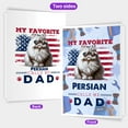 thumbnail image 2 of My Favorite Persian Calls Me Dad. Happy Father's Day 5x7in Folded Greeting Card Cat Lover Kitten Owner Gifts Single Note Card with Envelope - 00005, 2 of 5