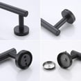 thumbnail image 3 of Avanities 32-in. W Round Stainless Steel Towel Bar In Black Color AI-34592, 3 of 7