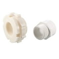 thumbnail image 5 of Uxcell G1-1/2 Female 2.44' Male Bulkhead Fitting with Silicone Gasket and 1.97' Pipe Connector White, 5 of 6