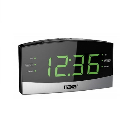Naxa Easy-Read Dual Alarm Clock