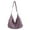 Purple, variant on Yucurem Women Canvas Bag Adjustable Shoulder Strap Tote Bag Commuting Bag (Black) Casual canvas bag (Black)