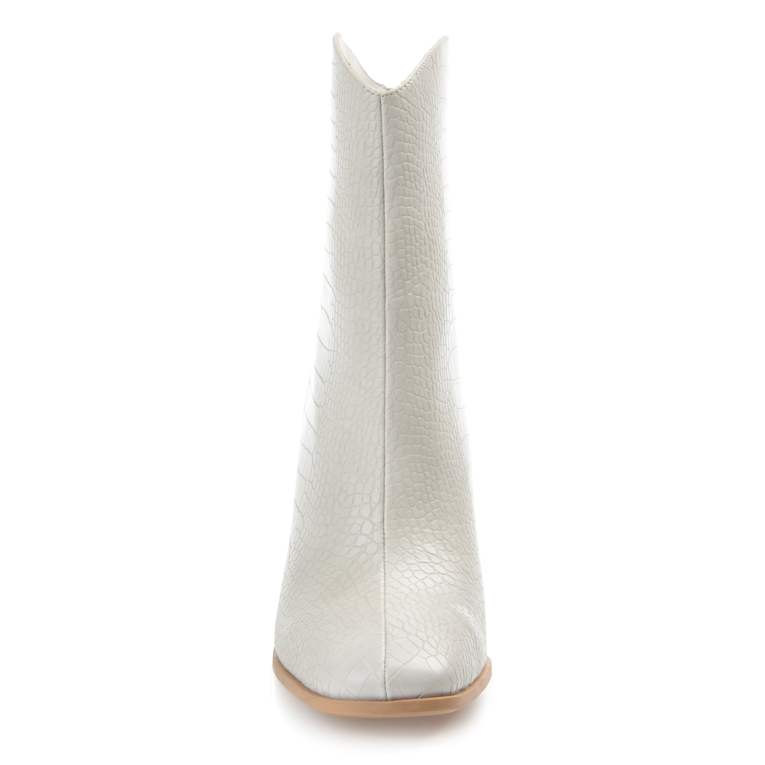 Journee Womens Brekinn Pull On Stacked Heel Booties