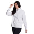 thumbnail image 3 of RBX Active Women's Lightweight Soft Luxe Athleisure Quarter Zip Sweatshirt, 3 of 4