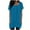 Blue, variant on Long Tops for Women wear with Leggings Square Neck Short Sleeve Loose Fit Tunic Tee Shirt with Pockets (XL, Wine)