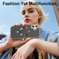 thumbnail image 2 of Allytechgroup Phone Case for Apple iPhone 16 Plus, Slim Fit Magnetic Back Cover Compatible with Mag-Safe Shockproof & Anti-Scratch iPhone 16 Plus Case Cover for Women Men,Black, 2 of 7