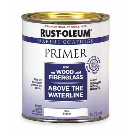 Rust-Oleum Marine Coatings Wood & Fiberglass Primer, (Best Marine Paint For Wood)