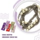 thumbnail image 4 of Bolsa de satén con brocado, cómoda bolsa de seda para joyas, multicapa, reutilizable, fácil de combinar, adornos, almacenamiento, pendientes, Ropa, zapatos y accesorios Miscelánea Púrpura claro Sonducket AP015701-05, 4 of 6