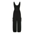 thumbnail image 2 of No Boundaries Vest and Cargo Pants Outfit Set, 2-Piece, Women's and Women's Plus, 2 of 4