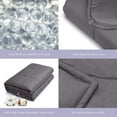 thumbnail image 3 of Weighted Blanket - Heavy 100% Cotton Blankets with Premium Glass Beads (60''x80'' 25lbs,  Grey), Suitable for One Person (~200-250 lb) - Use on Queen/King Bed, 3 of 5