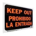 thumbnail image 2 of Letrero Pared Prohibido La Entrada Hyko Plástico 21.5X3", 2 of 3