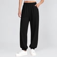 thumbnail image 2 of XXWXYD Girls Wide Leg Athletic Pants Lightweight Harem Pants Summer Elastic High Waist Loose Sports Jogger Sweat Pants Summer Lightweight Trousers, 2 of 9