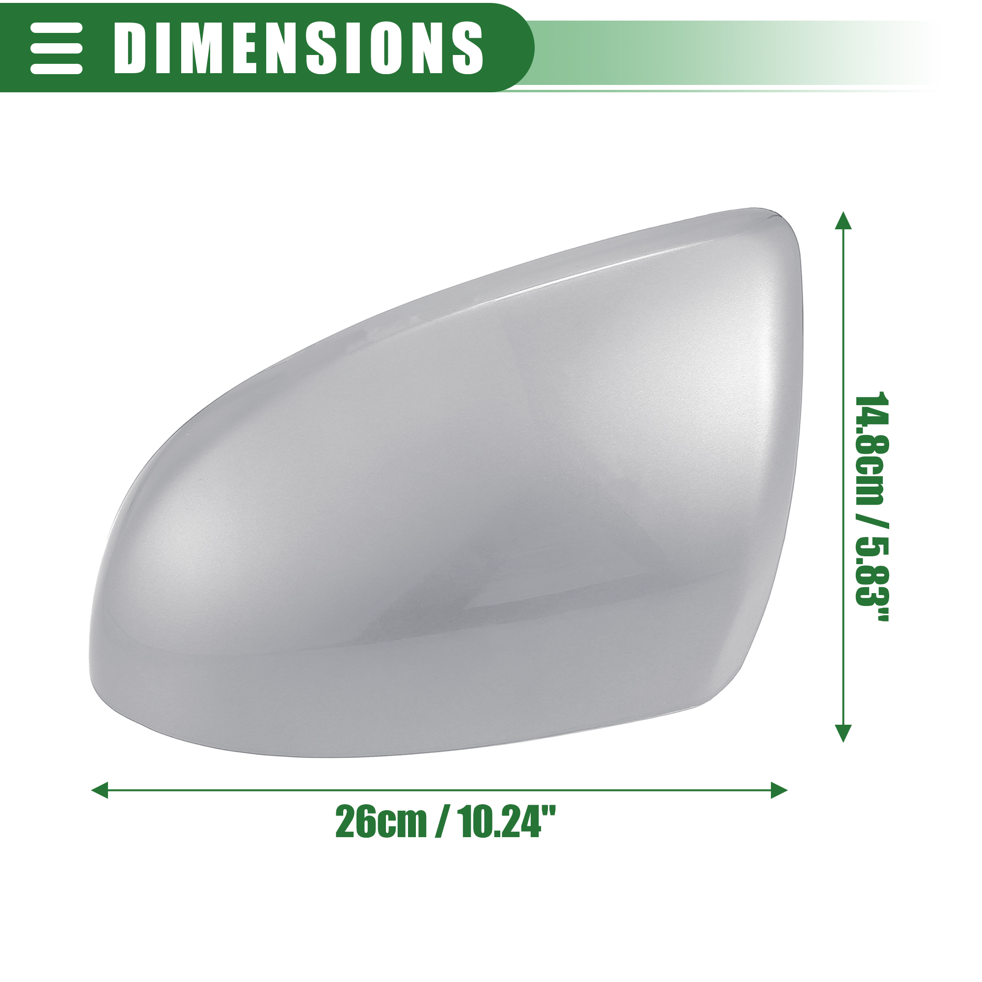 CMGS Left Passenger Side Mirror Cover Cap For Mazda 3 (2009-2013)