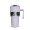 thumbnail image 3 of Hydrapeak Roadster 40oz Stainless Steel Tumbler Double Wall Vacuum Insulated Water Bottle With Handle And 2 in 1 Straw Lid (Lavender), 3 of 7