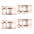 thumbnail image 1 of Cubiertos Desechables de 16 Cubiertos, Tenedores de Plástico, Cucharas, Cuchillos, Suministros para Fiestas, oro and rosa BLESIY Decoración de vajilla de fiesta, 1 of 7