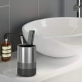 thumbnail image 3 of nu steel Triune 3-Tone Stainless Steel Tumbler Cup for Bathroom Vanity Countertop, 3 of 4
