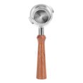 thumbnail image 1 of Durable 58mm Bottomless Portafilter With Stainless Steel Handle Oblique Ear Filter, Replacement Part For Coffee Machines Achieve Perfect Extraction And Enjoy Rich Flavors, 1 of 8