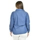 thumbnail image 4 of Camisa tipo mezclilla Roman Fashion /Tallas Extras, 2737 (Azul marino) azul 42, 4 of 7