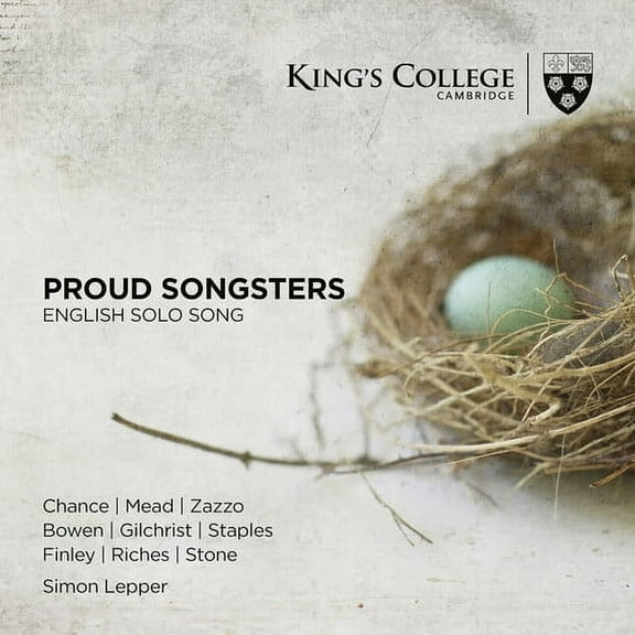 King's College Cambridge - Proud Songsters: English Solo Song - Music & Performance - CD
