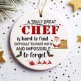 thumbnail image 2 of Ornament Kits 2025, Christmas Ornaments - Chef Ornament, Chef Christmas Ornaments 2025, Chef Decor for Office, Room, Home - Holiday Present Ideas, 2 of 3