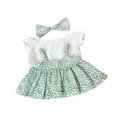 thumbnail image 4 of Traje de vestir para muñecas de moda, accesorios de disfraz para muñeca de niña, ropa estampada para muñecas DIY, ropa para muñecas de 38cm, regalos Verde, 4 of 8
