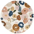 thumbnail image 2 of Safavieh Chelsea Florence Floral Area Rug, Ivory/Pink, 6' x 6' Round, 2 of 10
