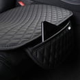 thumbnail image 4 of Pu Leather Car Seat Bottom Covers Protectors Include Pair Front Driver Seat Pad Mat and Rear Bench Cover Universal Fit % Vehicles, 4 of 9