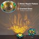 thumbnail image 4 of Solar Light Outdoor(2Pack), Art Crackle Globe Glass Lotus Decoration, Solar LED Waterproof Blue, 4 of 4