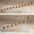 thumbnail image 3 of U8MO 4~55ml Mini Small Cork Stopper Glass Vial Jars Containers Bottle Drift Bottle-9# 15ml, 3 of 4