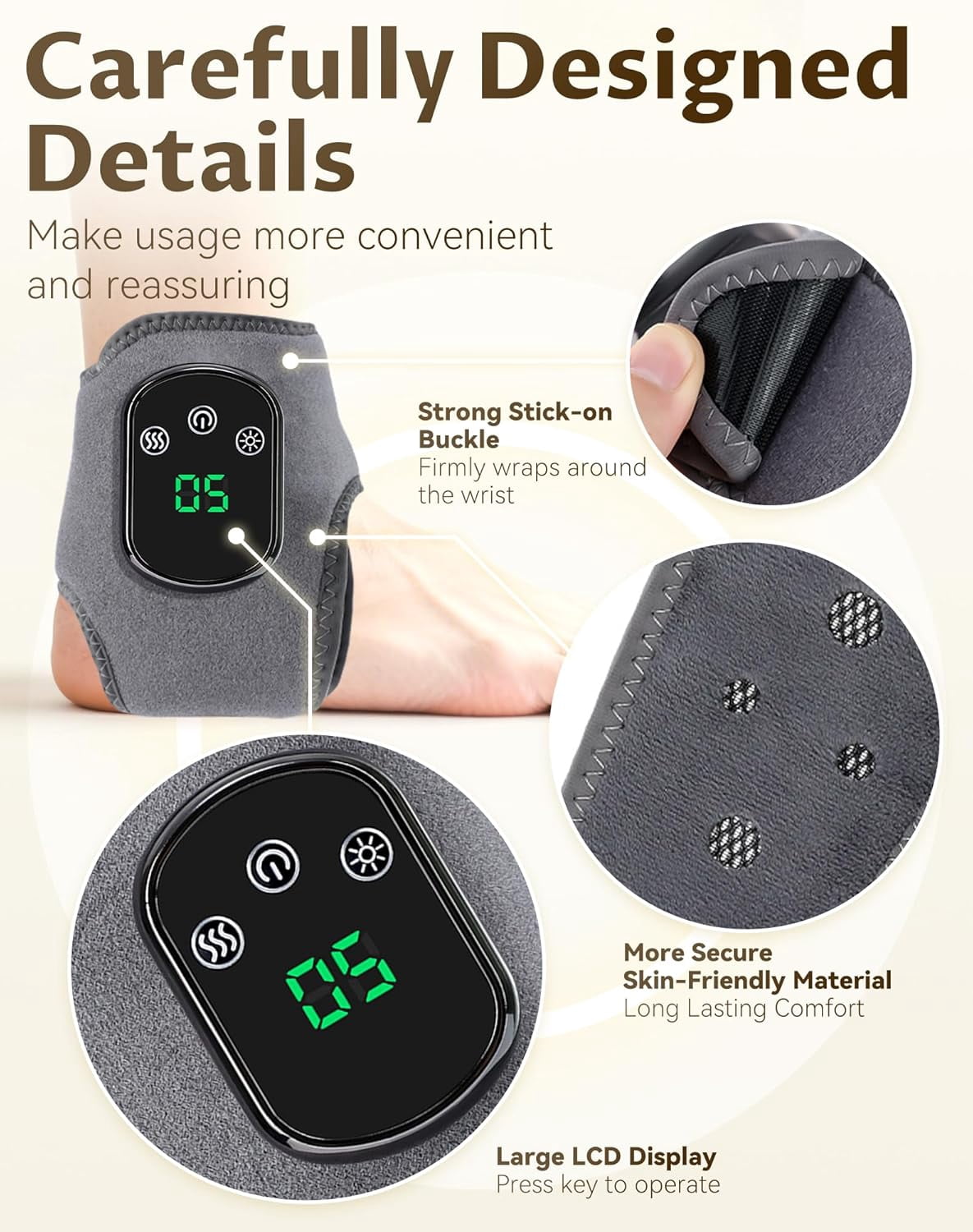 2026 Foot Renew Triple Method Massager, Portable Foot Renew for Feet Customizable Massage, Wireless Foots Renews Massager Rechargeable for Home/Office/Travel