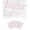 Blush, White, Pink, variant on 1 Pack Fluorescent Light Cover for Ceiling Lights, Black White Vertical Striped Magnetic Classroom Light Filters 4x2 Feet, Farmhouse Thin Line Stripes Decorative Ceiling Shade Panel for Office