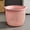 Pink, variant on Infidev Portable Dirty Clothes Storage Basket, Beige Plastic Laundry Hamper with Hollow Design for Better Ventilation, Large Capacity, Saving for Bathroom, Bedroom, Laundry Room