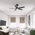 thumbnail image 3 of Hunter ZenTech 44 Inch Smart Ceiling Fan with LED Light for Patio, Indoor/Outdoor Damp Rated, 5-Blade, Matte Black, Wi-Fi Enabled, Works with Alexa, Google & Apple, 3 of 20