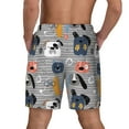 thumbnail image 4 of Balery Dog Mens Swim Trunks Swim Shorts for Men Quick Dry Inseam Beach Shorts with Compression Liner Pocket-Small, 4 of 9