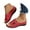 Red, variant on Slippers for Women,Plus Size Wedge Slippers Casual Sandals Retro Style Non Thick Sole Indoor Outdoor Sliders Soft Footbed Wide Width for All Day Wear at Home,Z02 Bronze,10