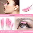 thumbnail image 4 of ACDANC 100Pcs Eyelash Brush,Eyelash Spoolies,Eyebrow Brush,Spiral Mascara Wands,Soft Brush Hair,Portable,Suitable for Travel,Trip,And Outdoor Makeup(Pink), 4 of 4